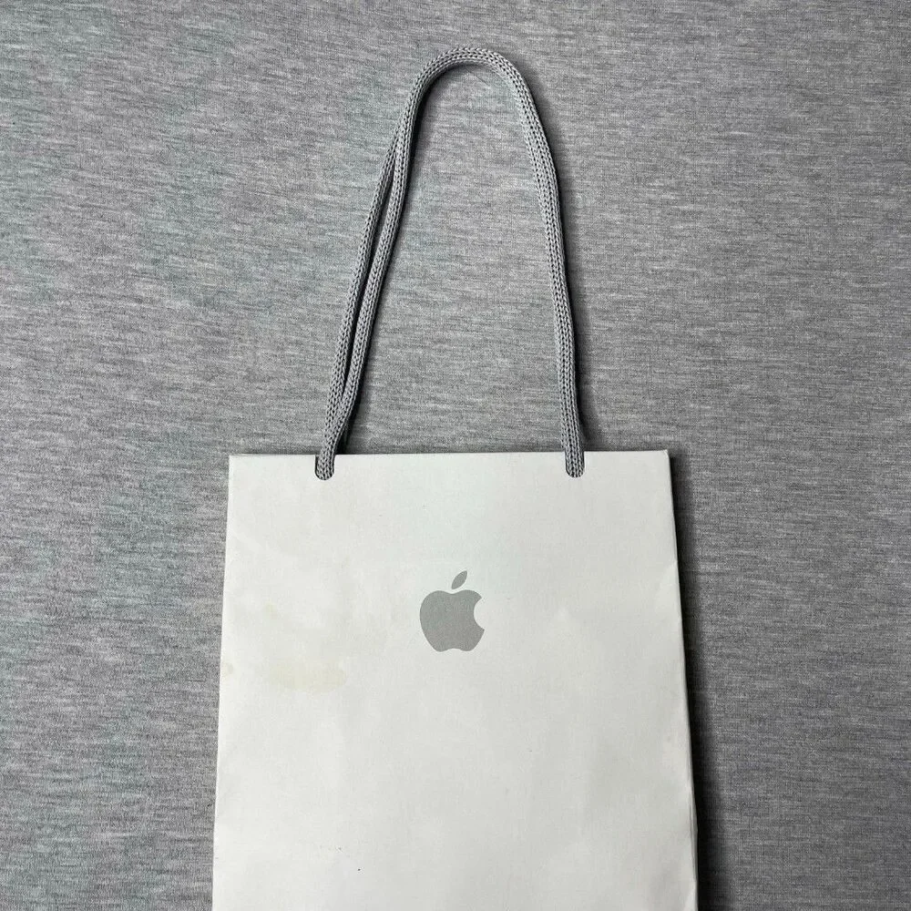 Apple Store 9”x6” White Gift Bag